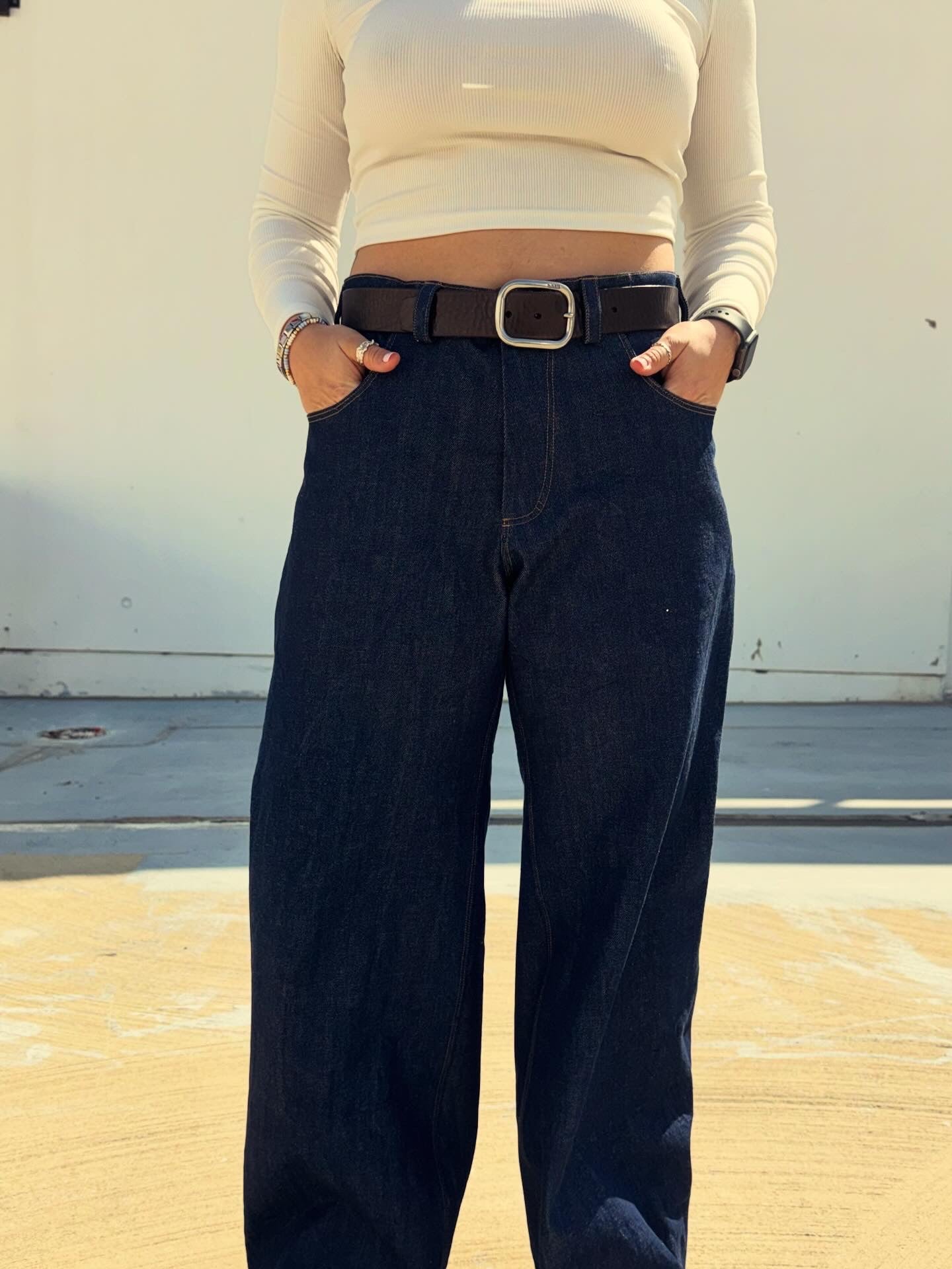 Womens Baggy Denim Jeans