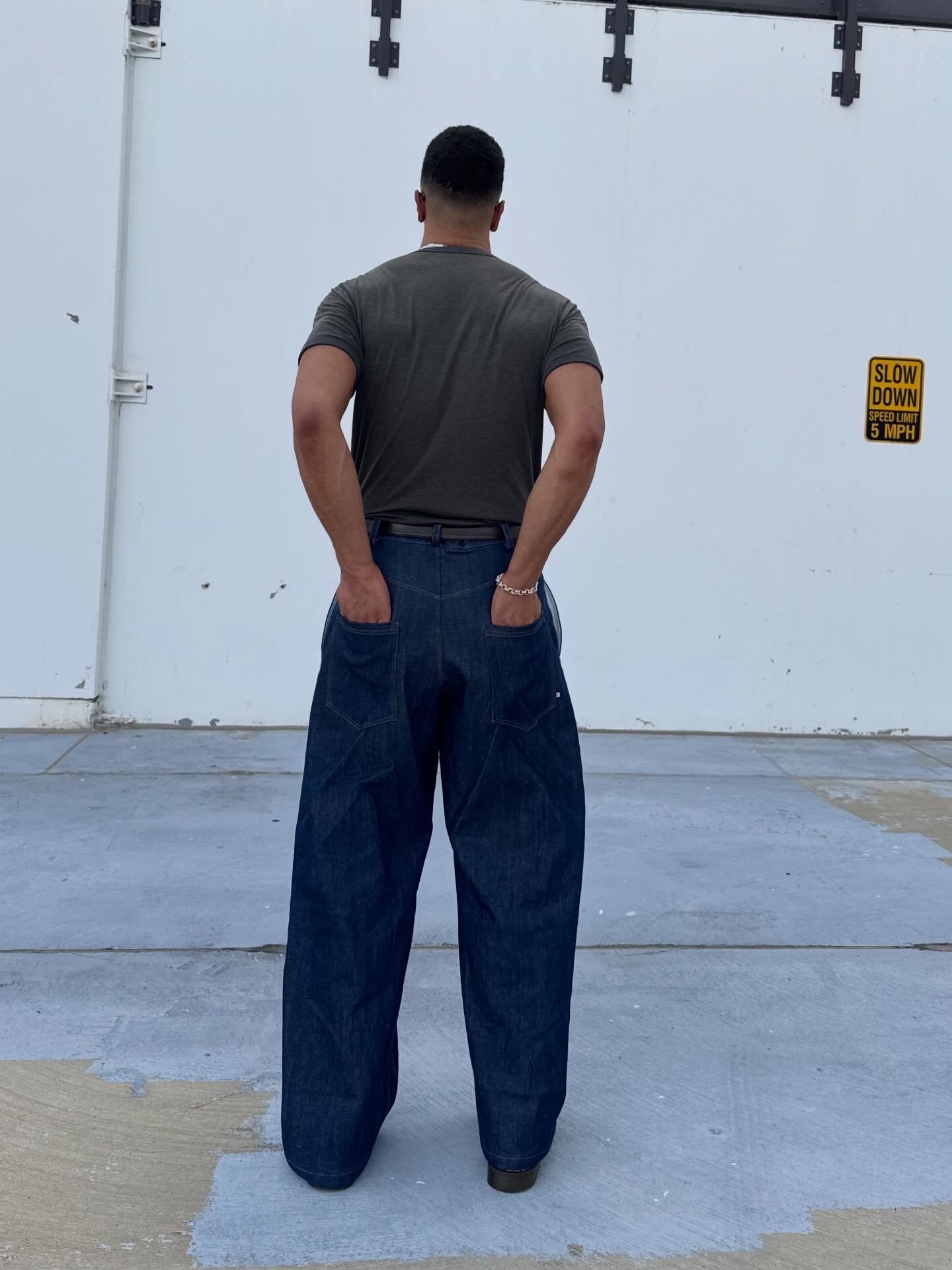 Flat Felled Front Seam Jeans