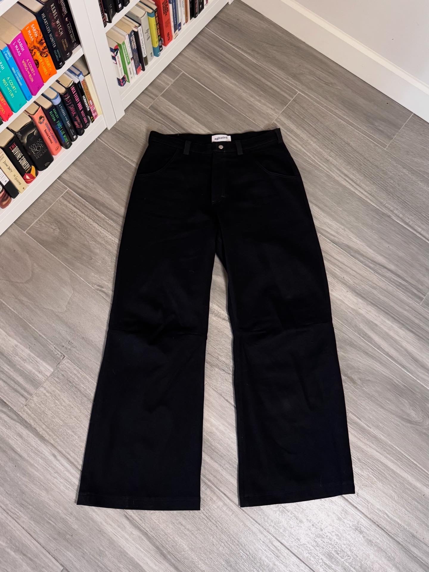 Black Western Cut Flares