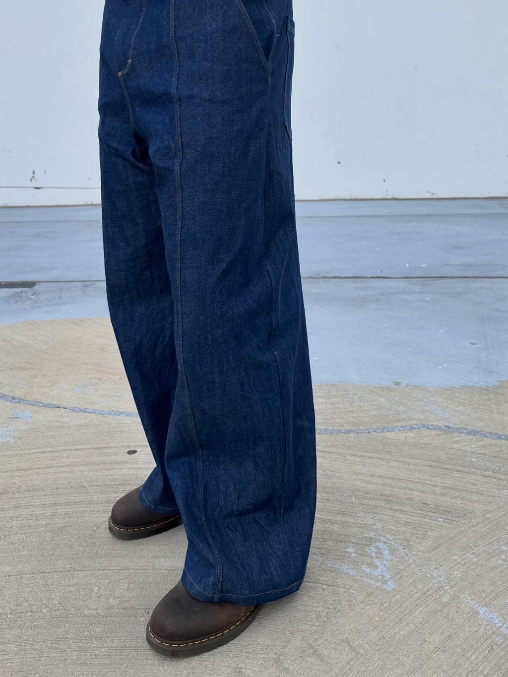 Flat Felled Front Seam Jeans
