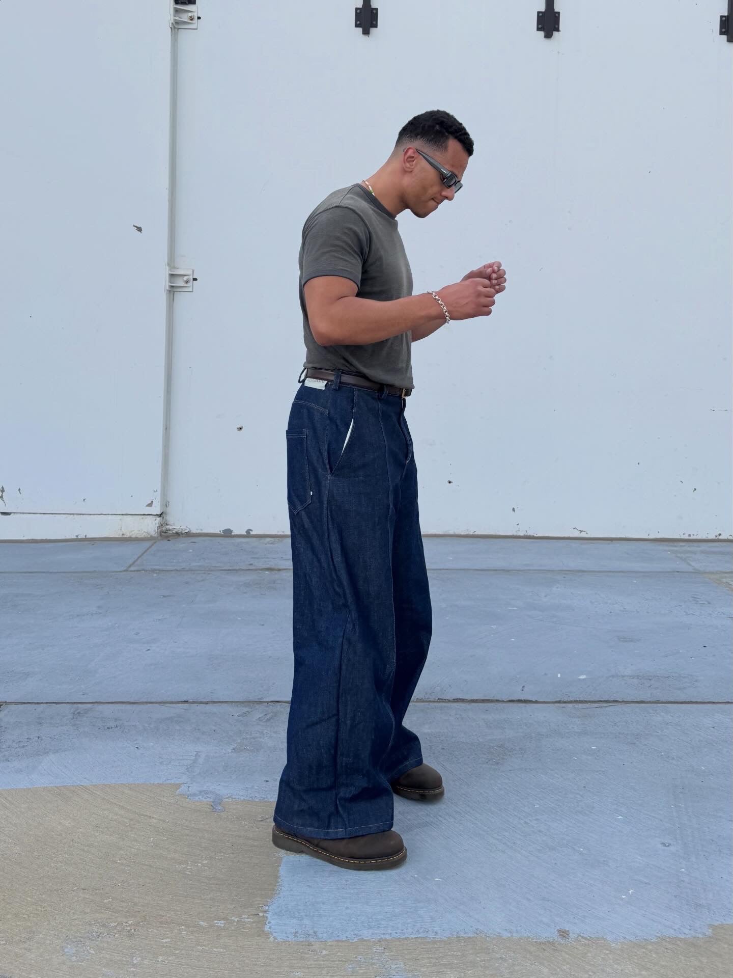 Flat Felled Front Seam Jeans