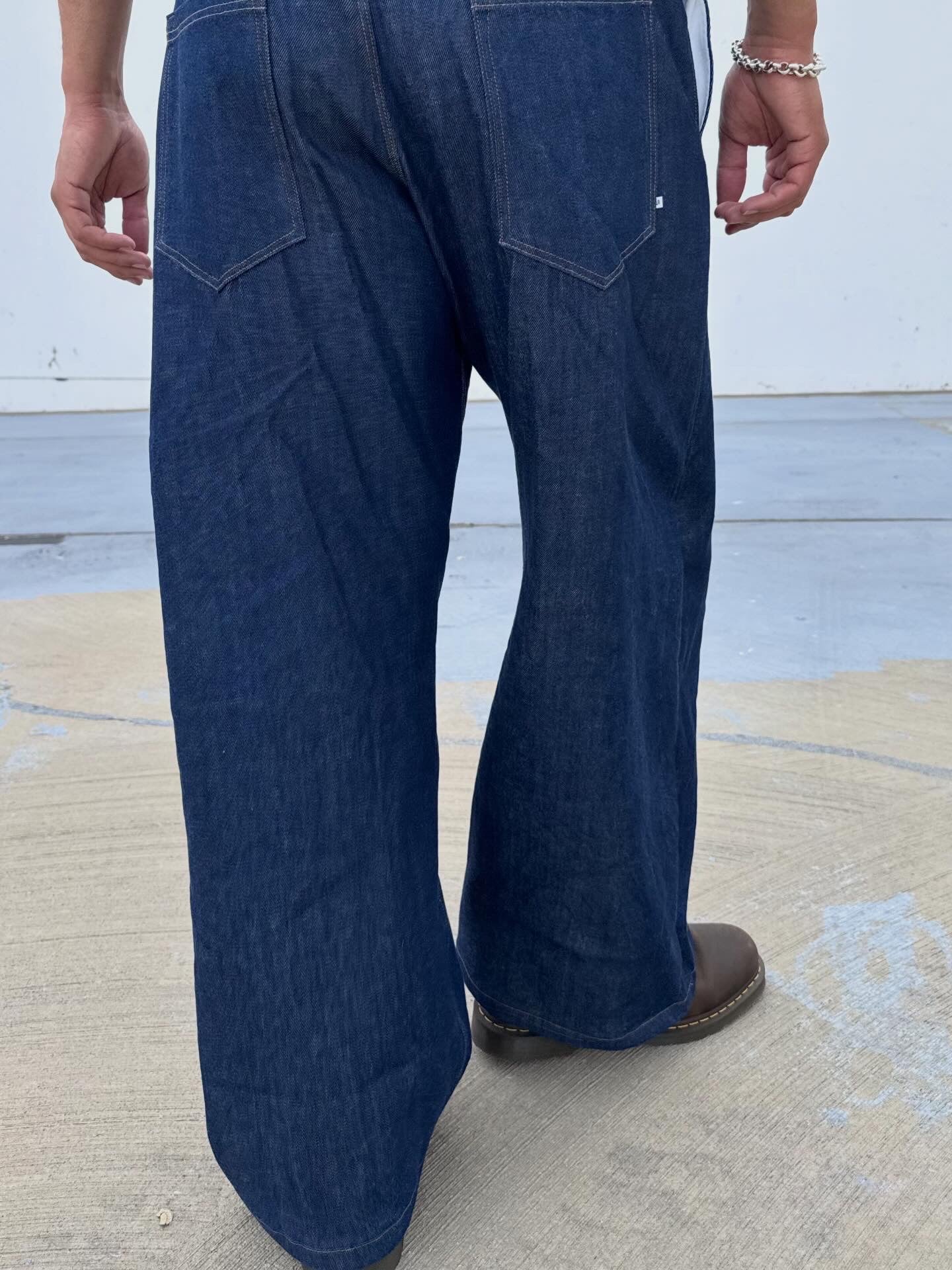 Flat Felled Front Seam Jeans