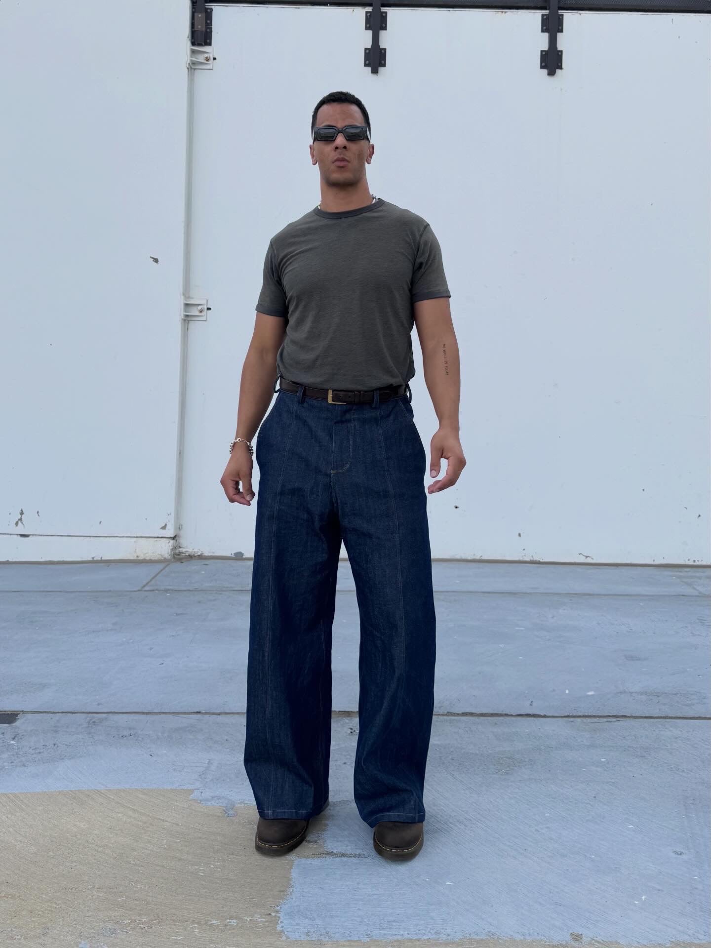 Flat Felled Front Seam Jeans
