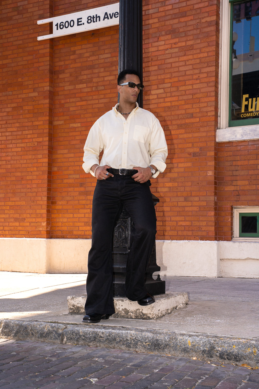 Black Western Workwear Jeans