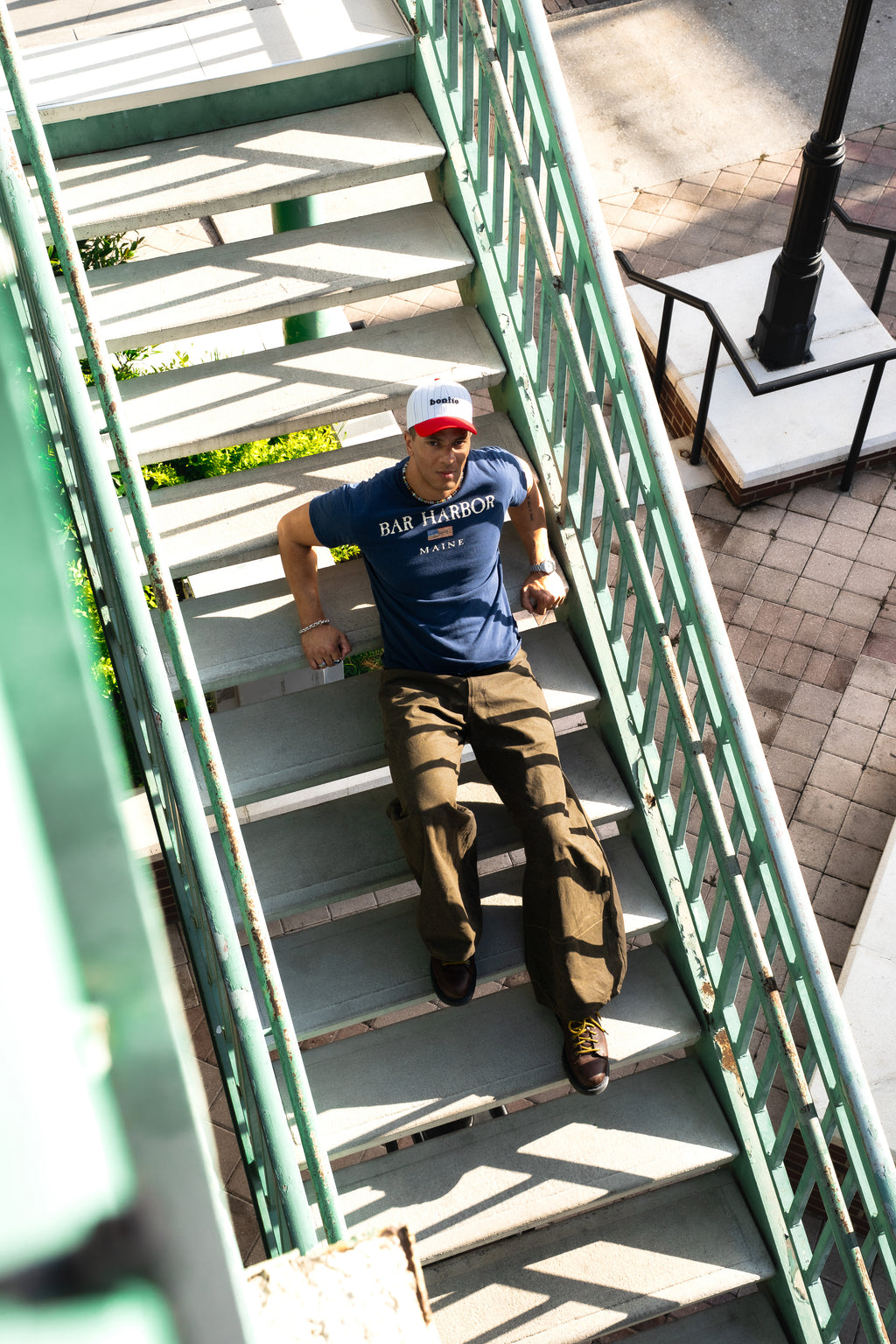 Knee Dart Canvas Pants