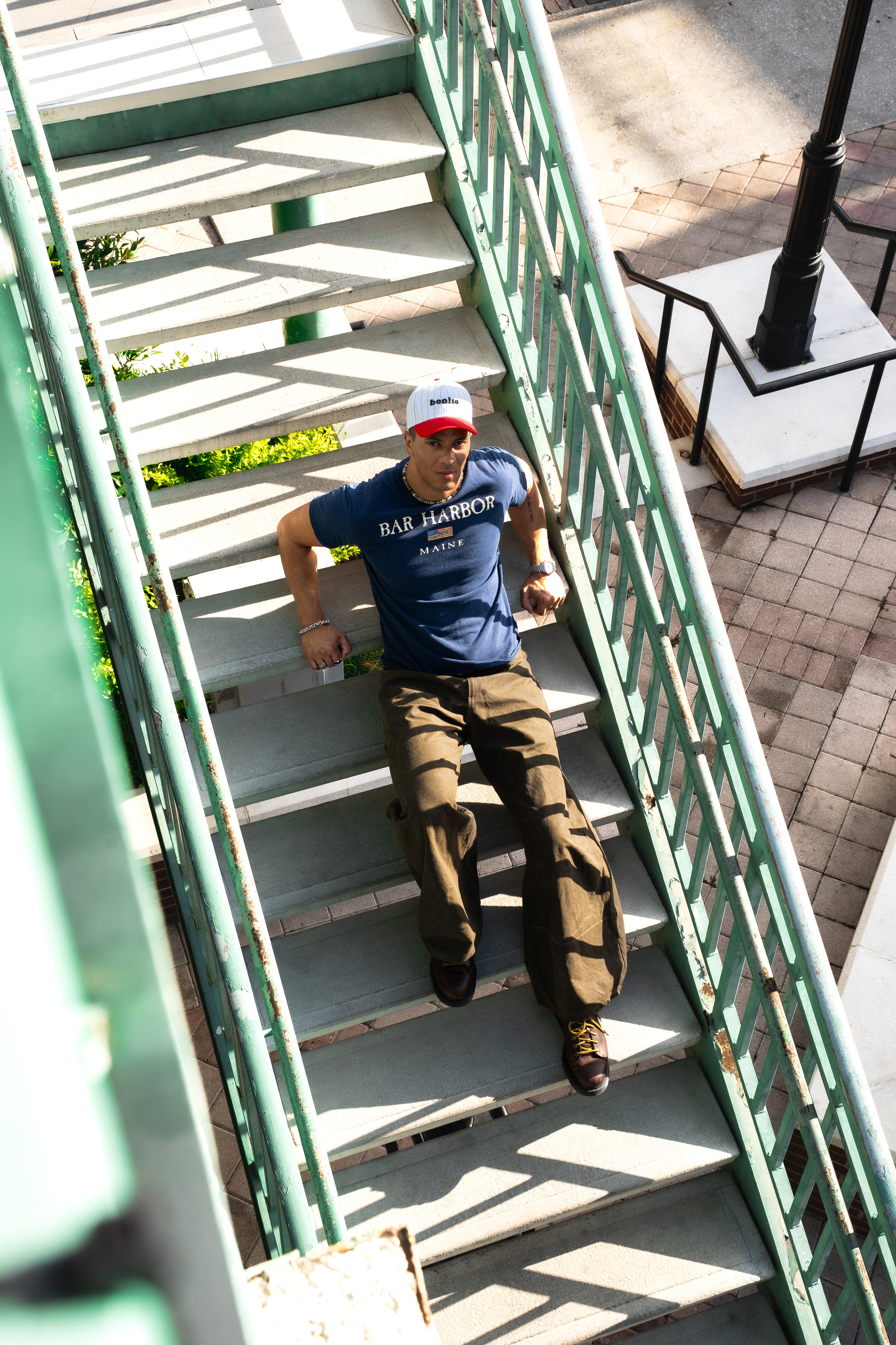 Knee Dart Canvas Pants