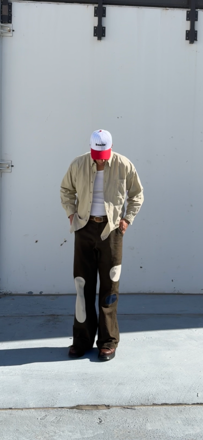 Military Fatigue Patchwork Pants