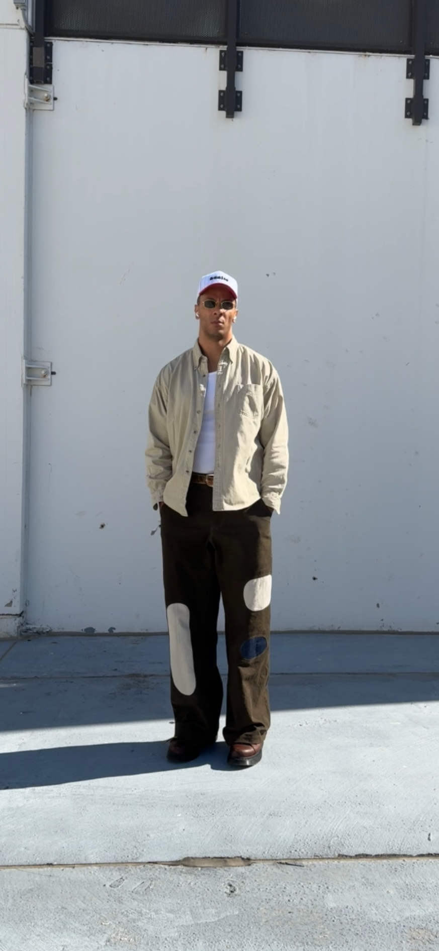 Military Fatigue Patchwork Pants