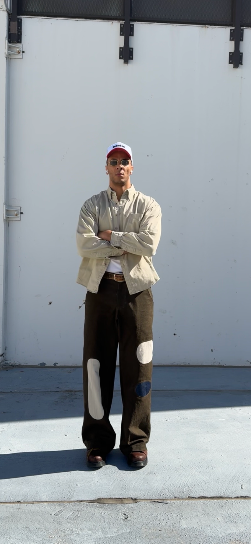 Military Fatigue Patchwork Pants