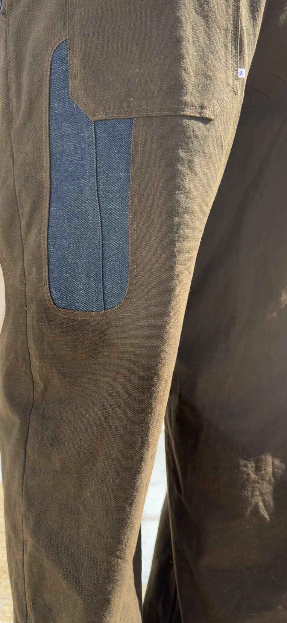 Military Fatigue Patchwork Pants