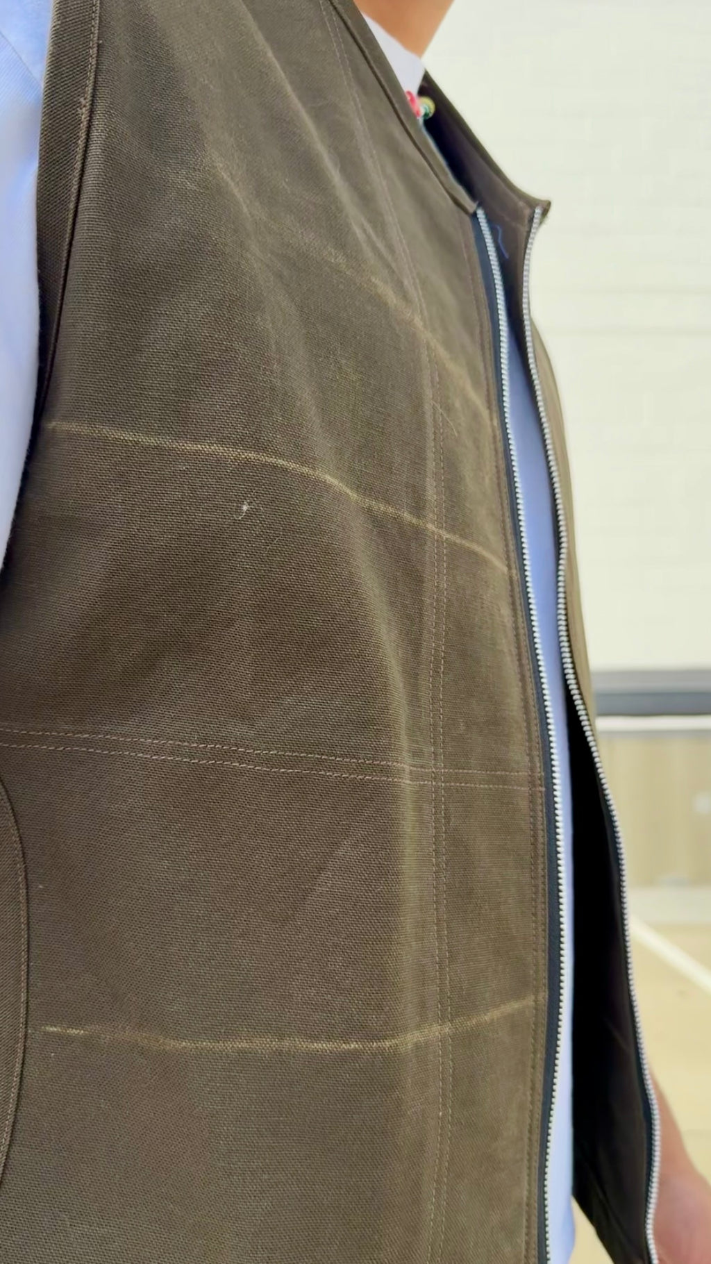 Cotton Canvas Work Vest