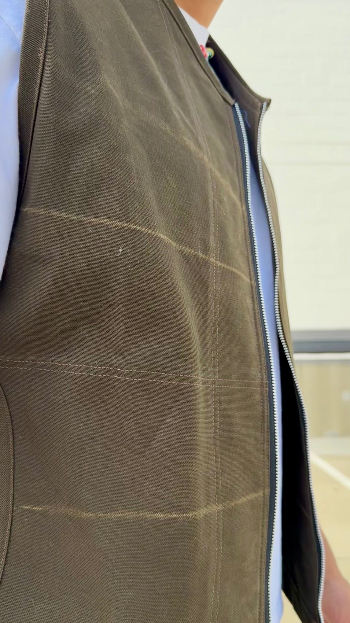 Cotton Canvas Work Vest