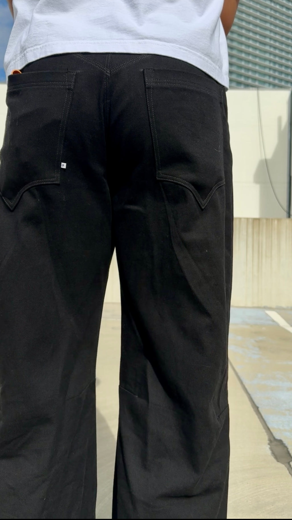 Black Western Cut Flares