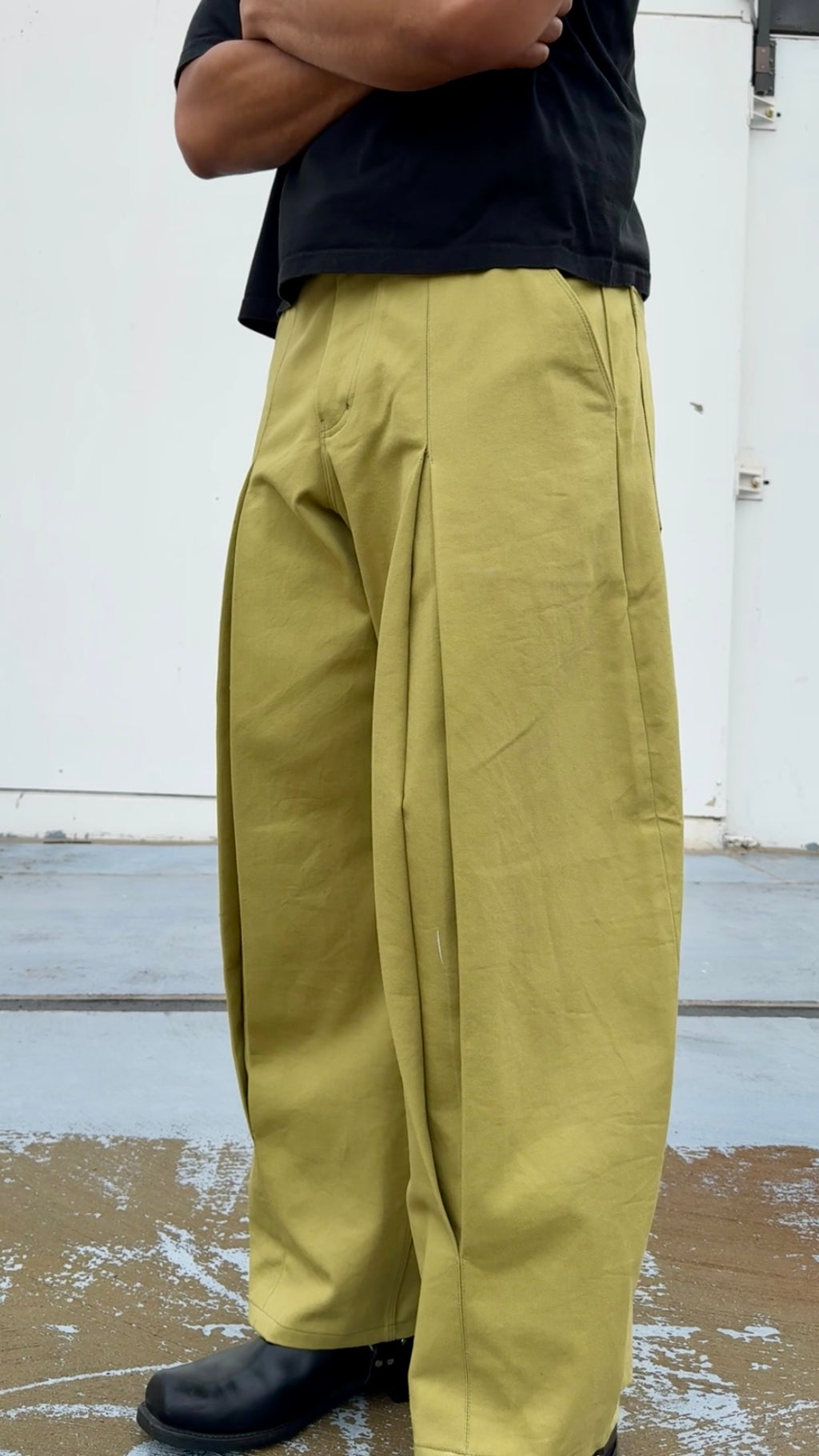 Giant Pleated Pants