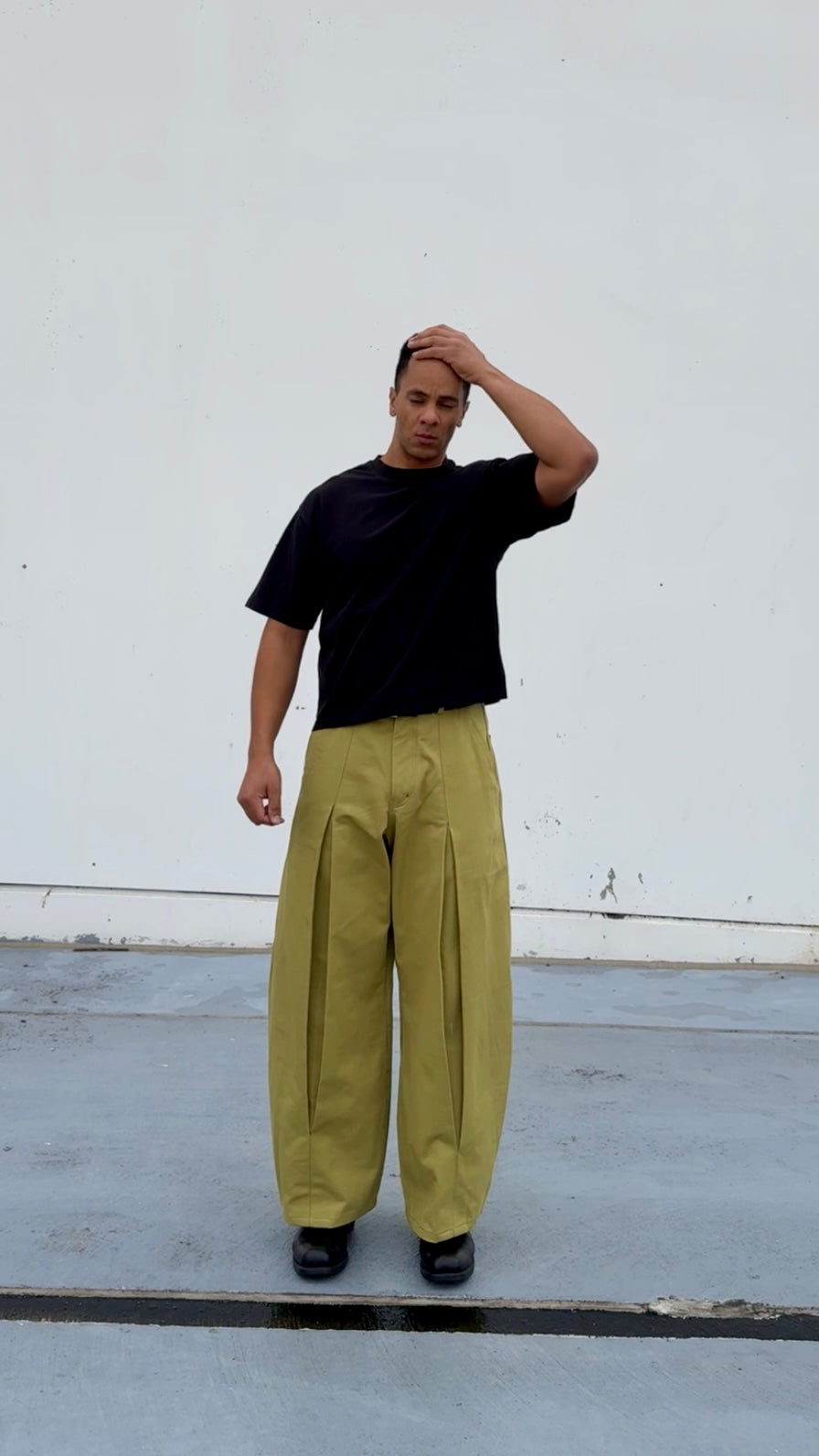 Giant Pleated Pants