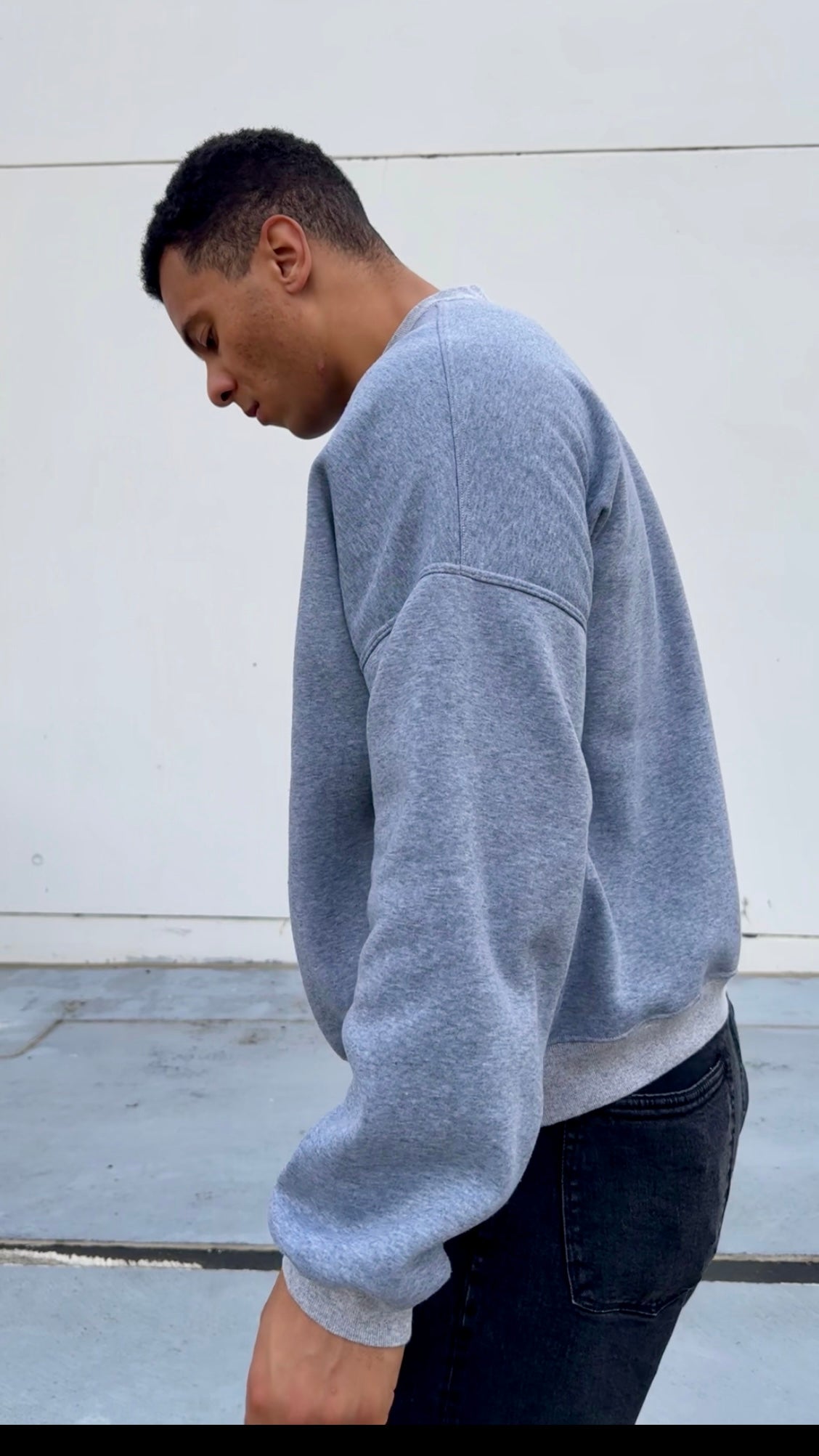 Boxy Drop Shoulder Sweatshirt