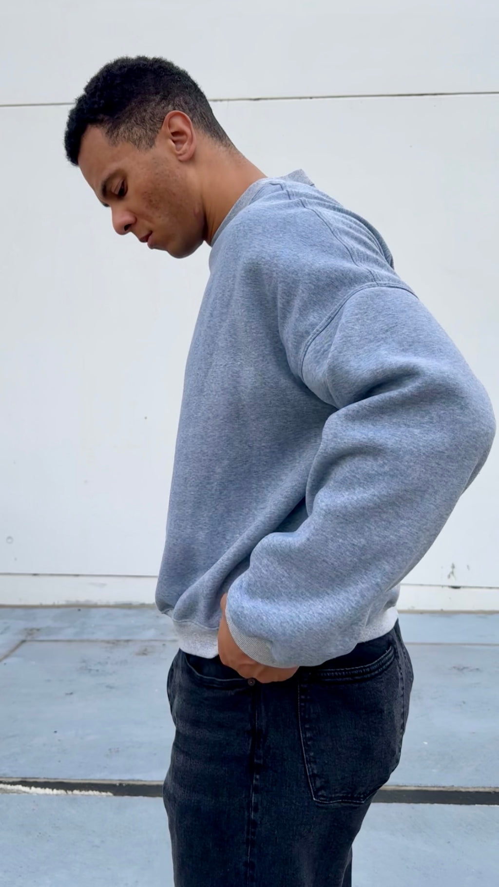 Boxy Drop Shoulder Sweatshirt