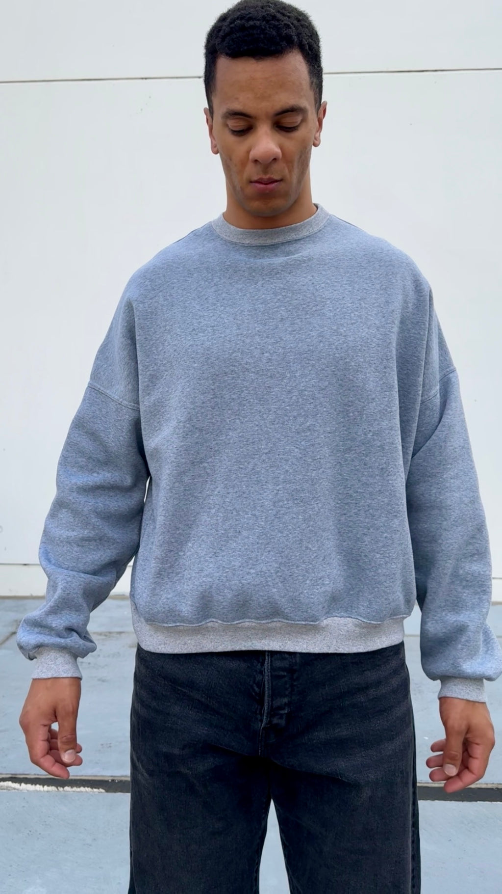 Boxy Drop Shoulder Sweatshirt