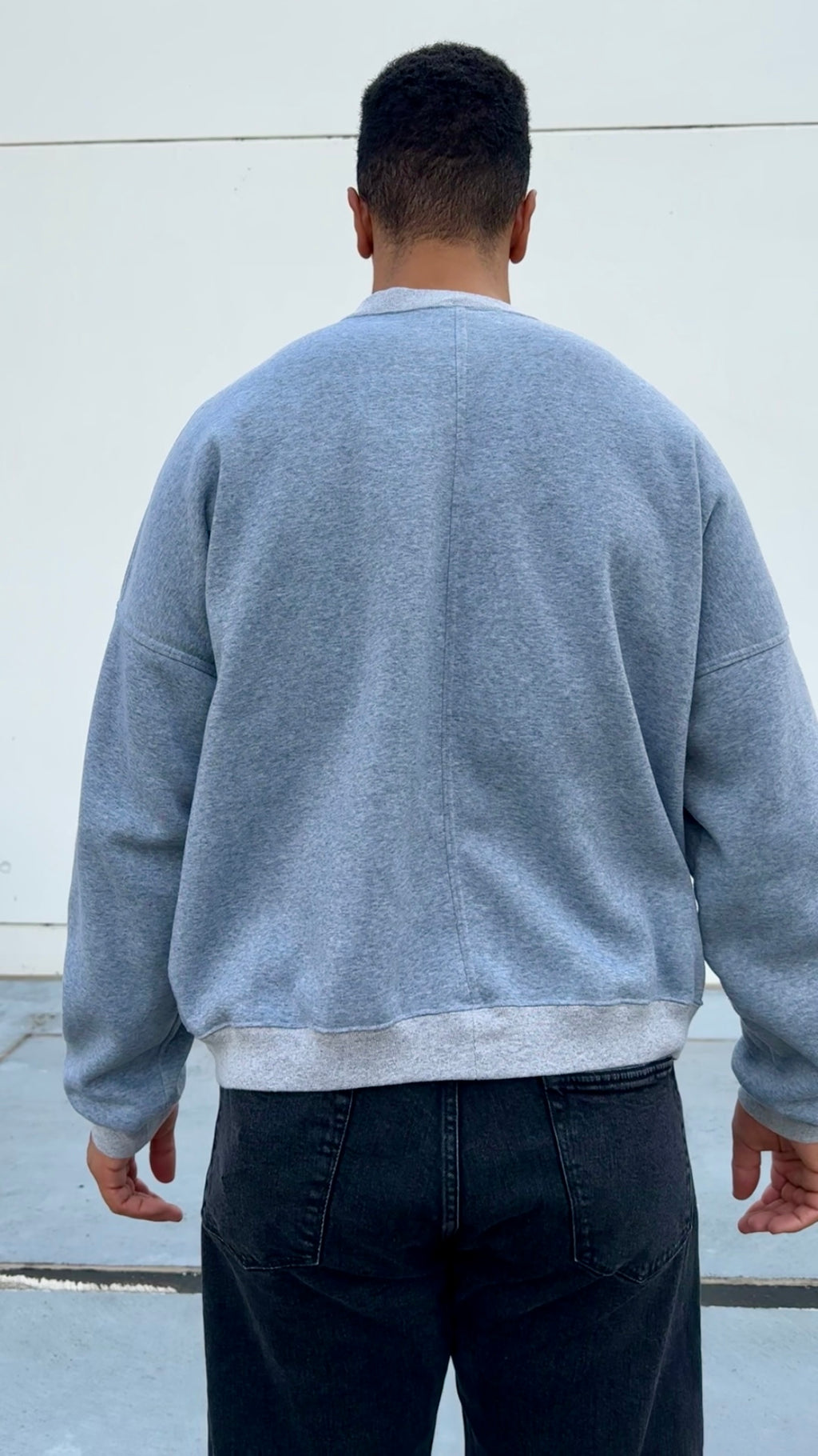 Boxy Drop Shoulder Sweatshirt