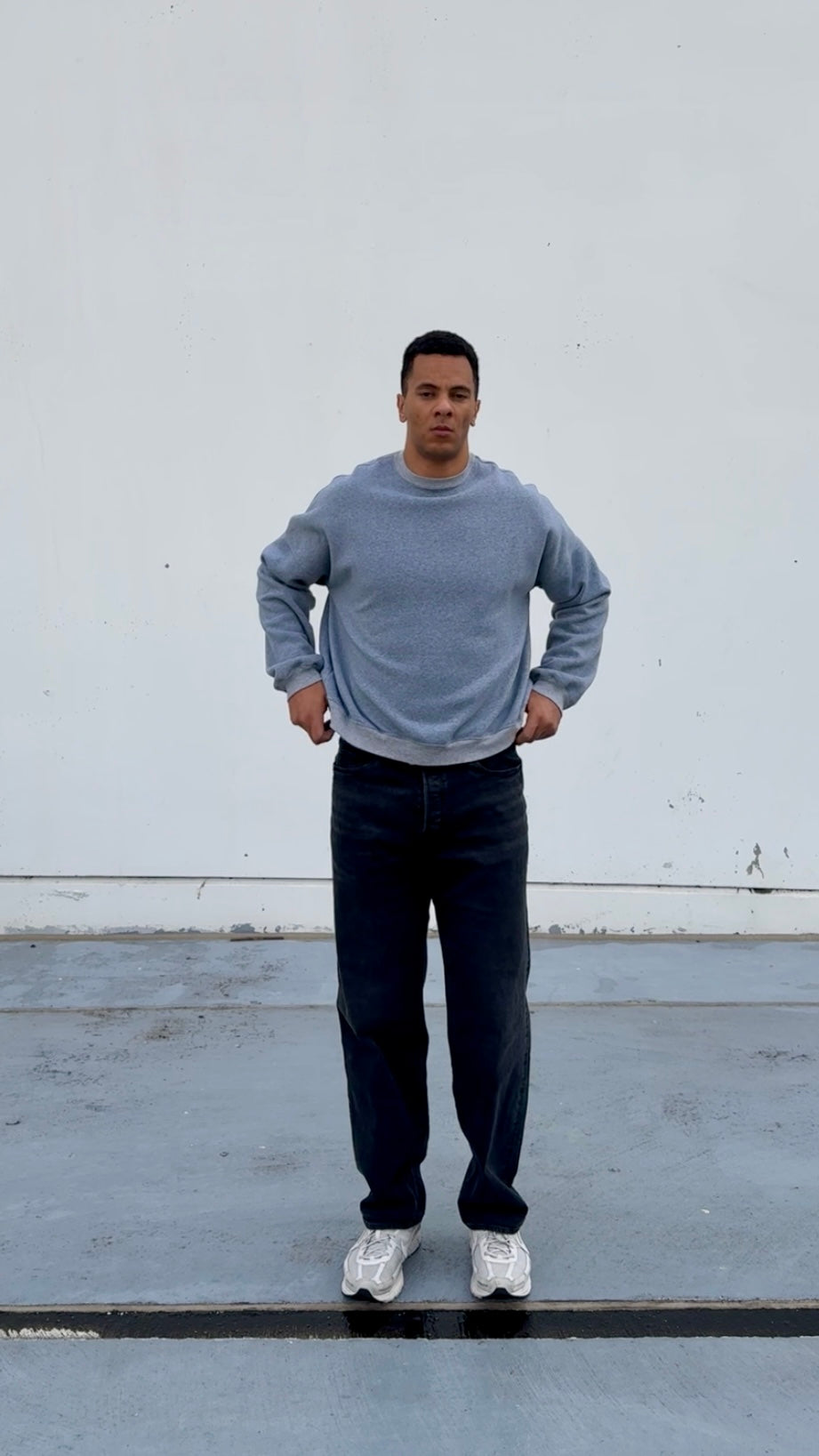 Boxy Drop Shoulder Sweatshirt