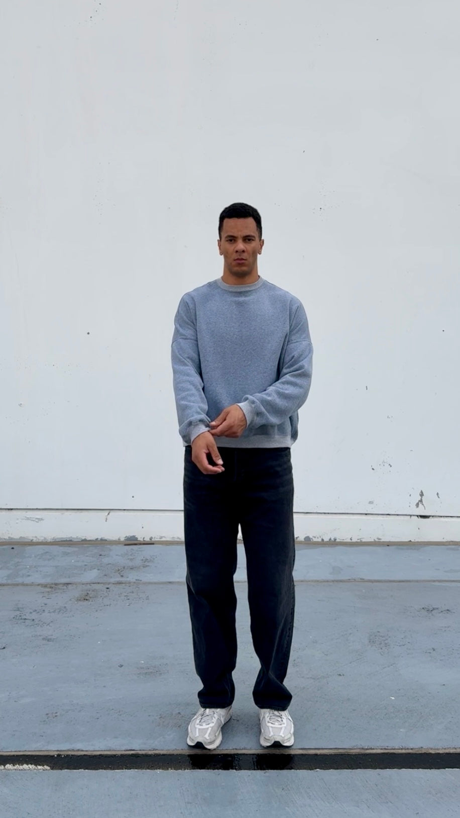 Boxy Drop Shoulder Sweatshirt