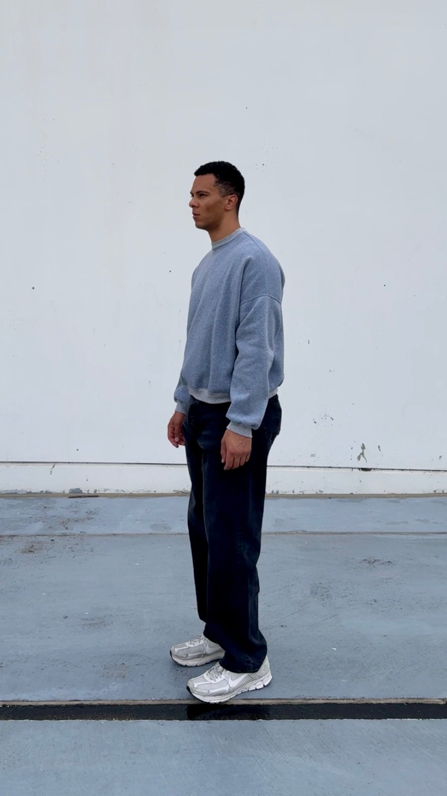 Boxy Drop Shoulder Sweatshirt