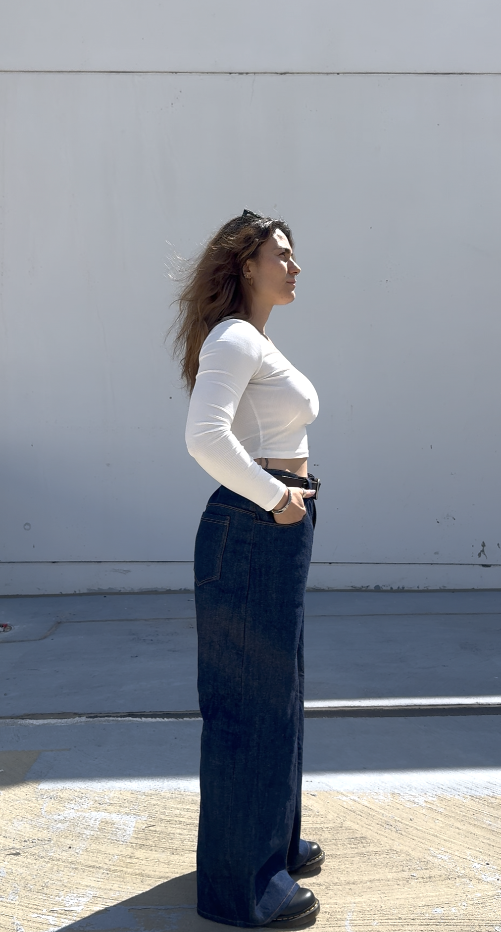 Womens Baggy Denim Jeans