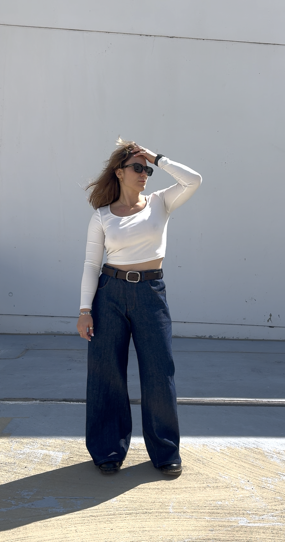 Womens Baggy Denim Jeans