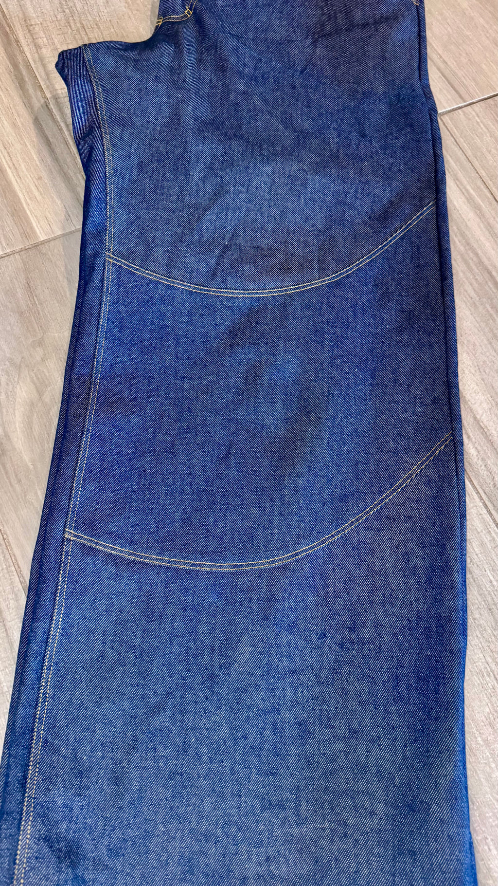 Curved Double Knee Jeans