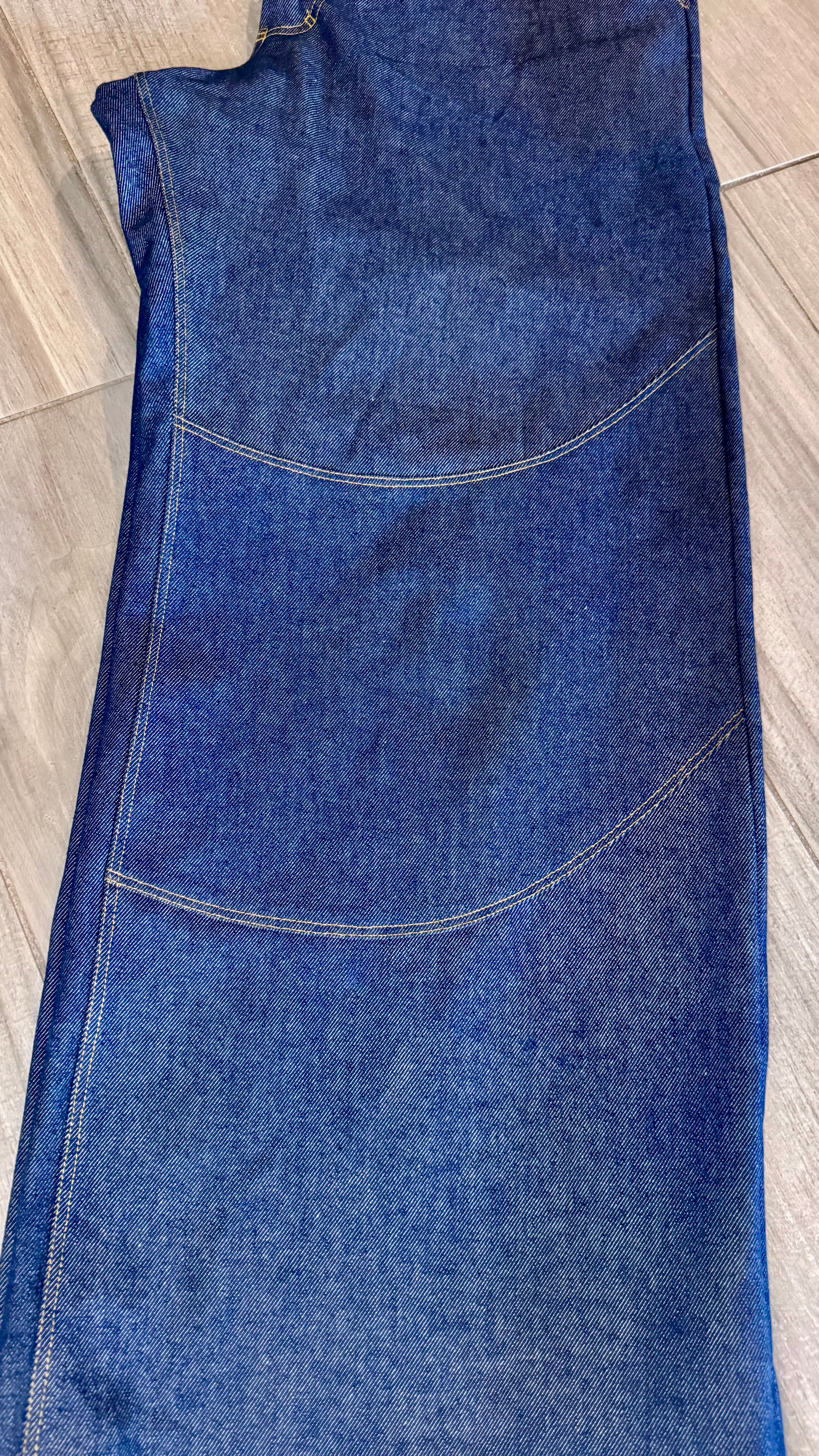 Curved Double Knee Jeans