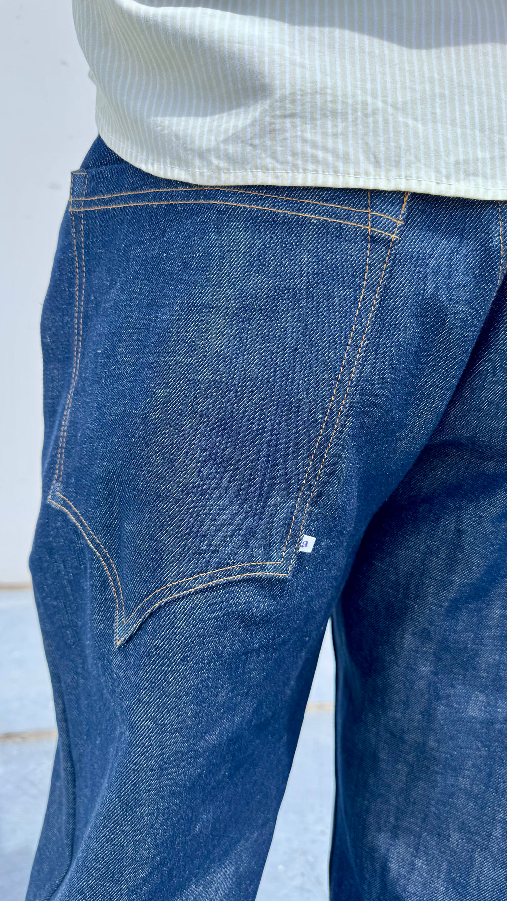 Indigo Western Jeans