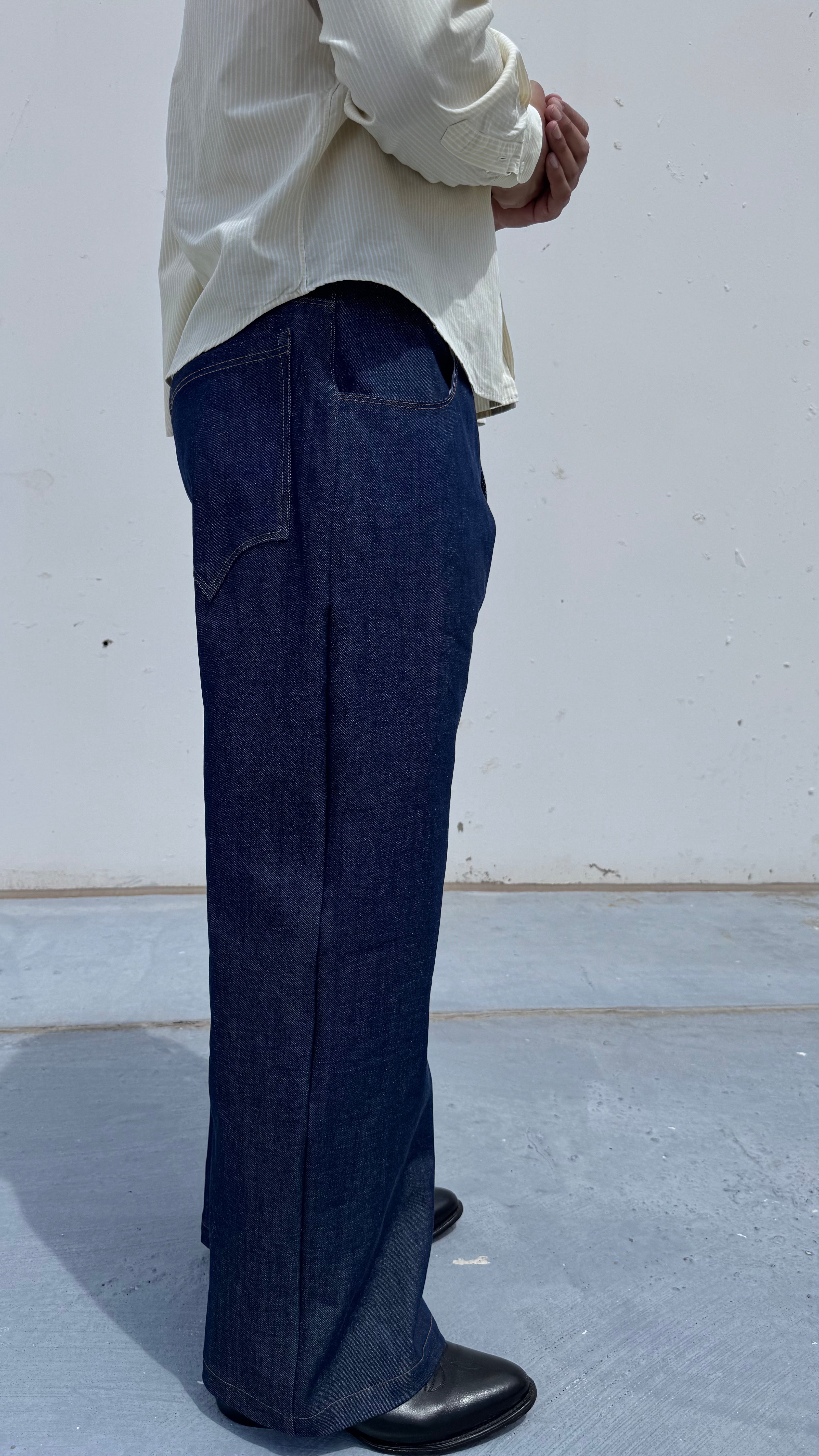 Indigo Western Jeans