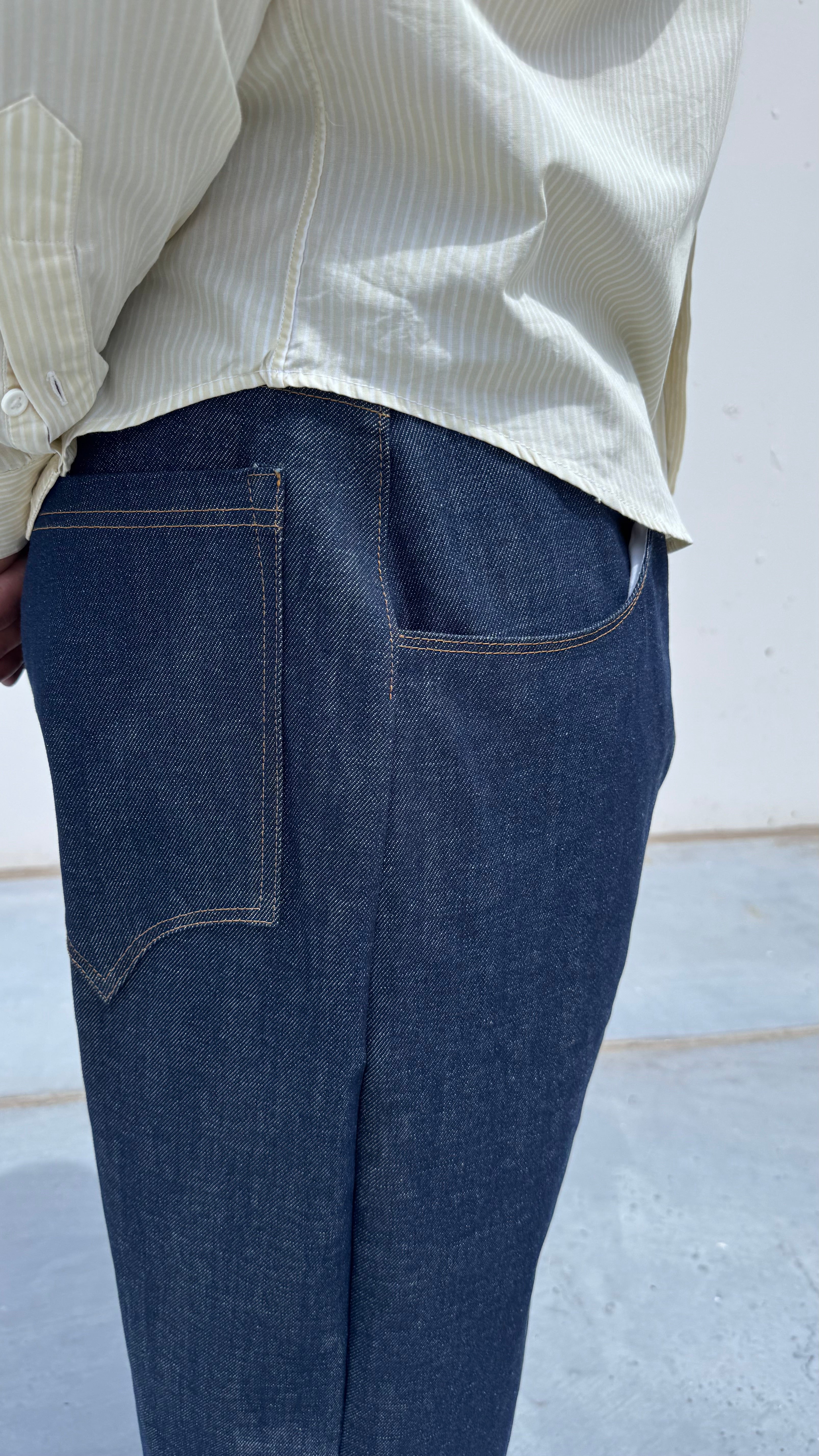 Indigo Western Jeans