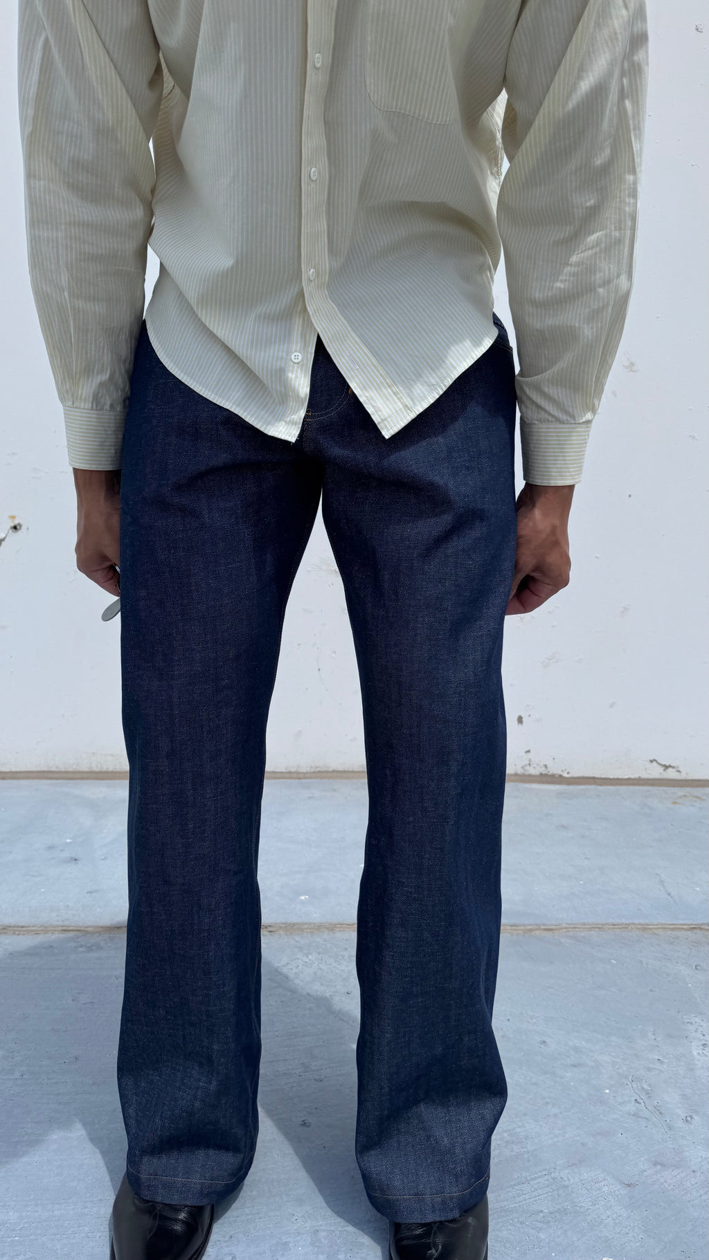 Indigo Western Jeans