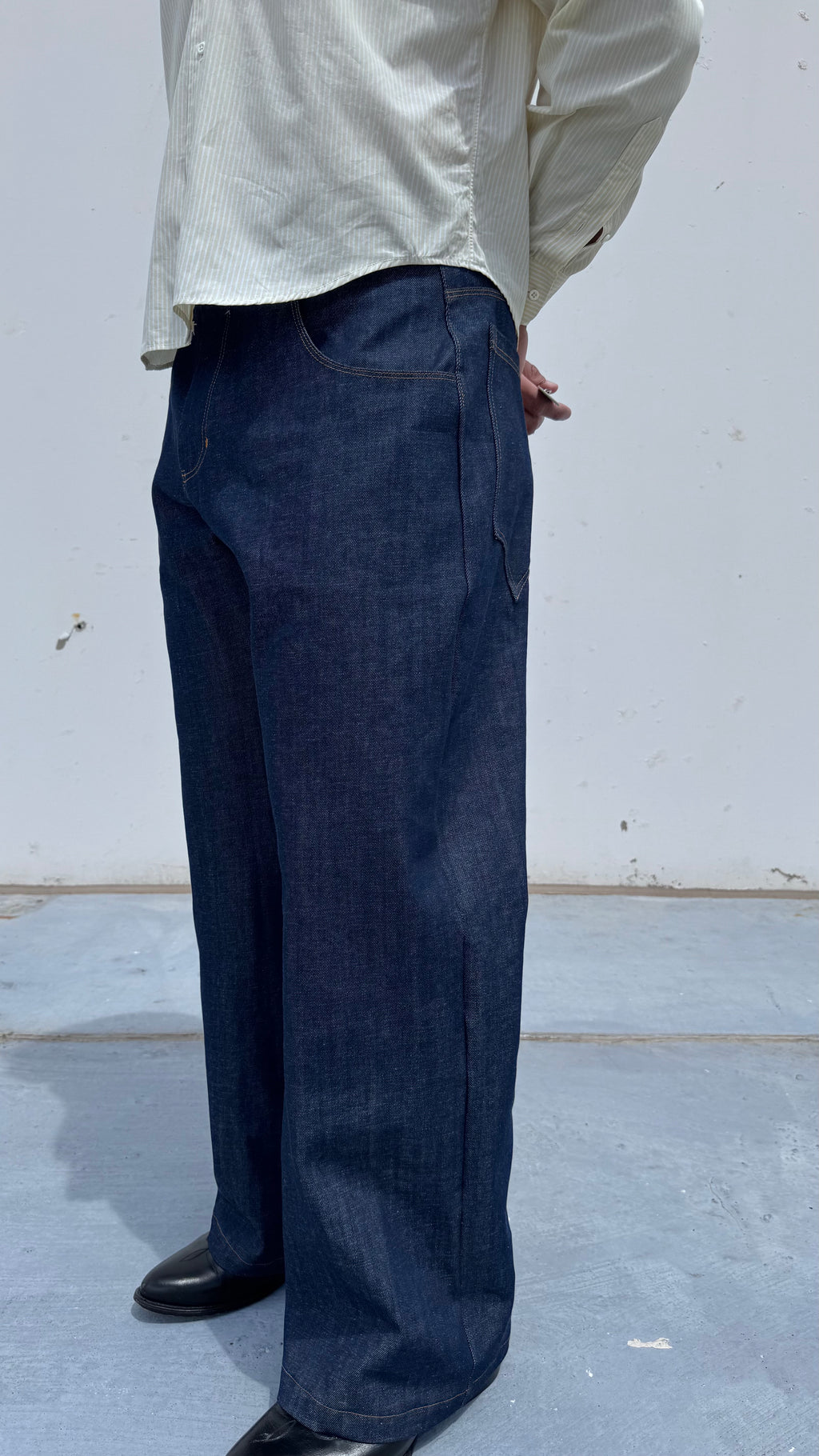 Indigo Western Jeans