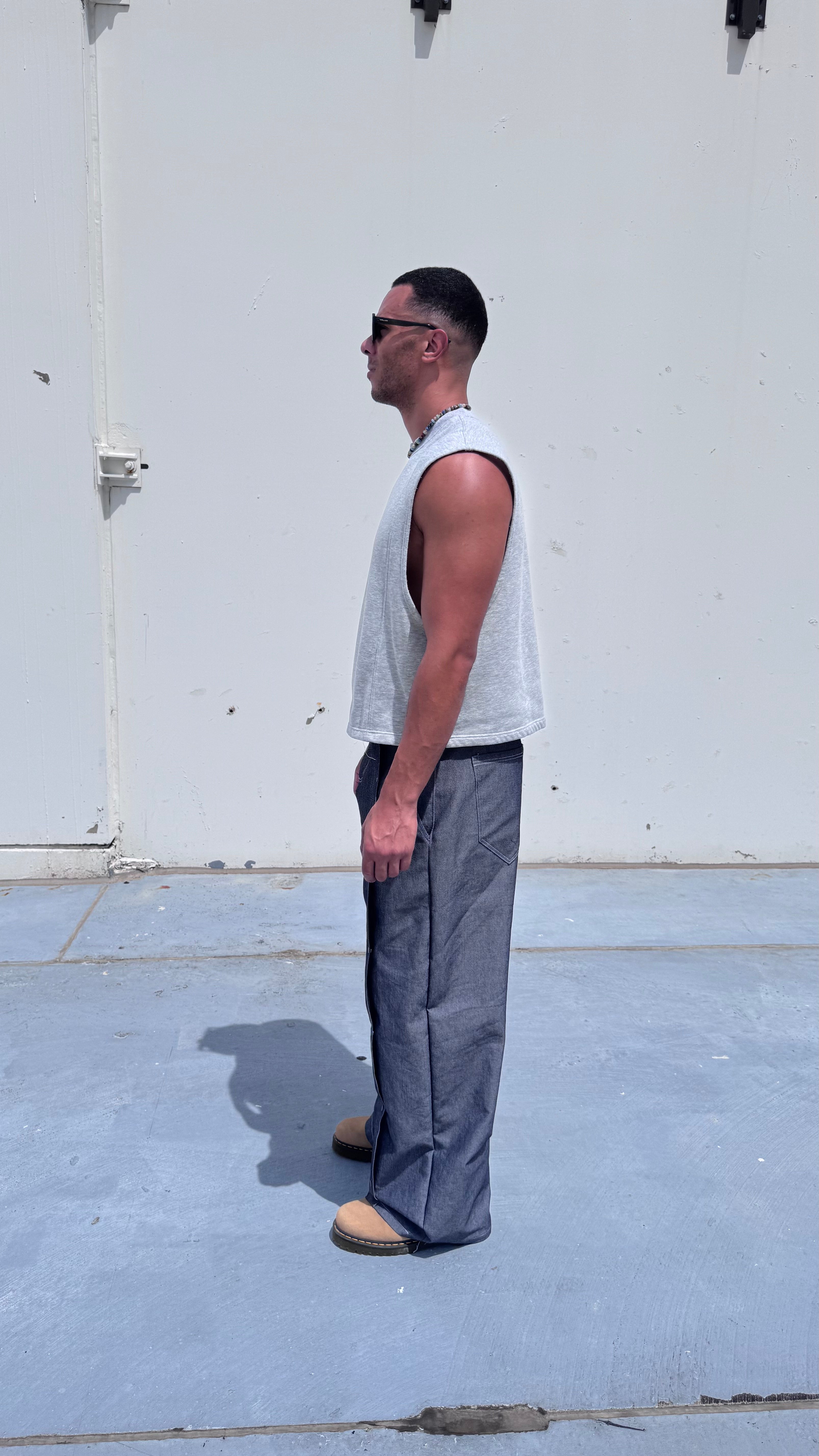 Chambray Fold In Jeans