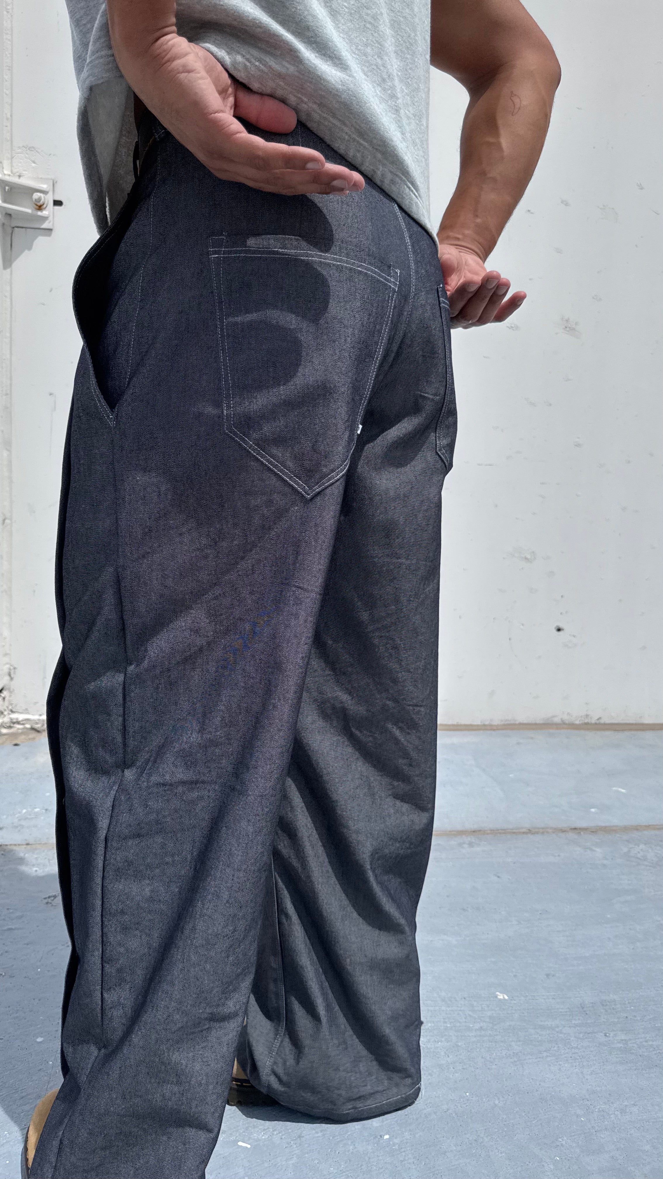 Chambray Fold In Jeans