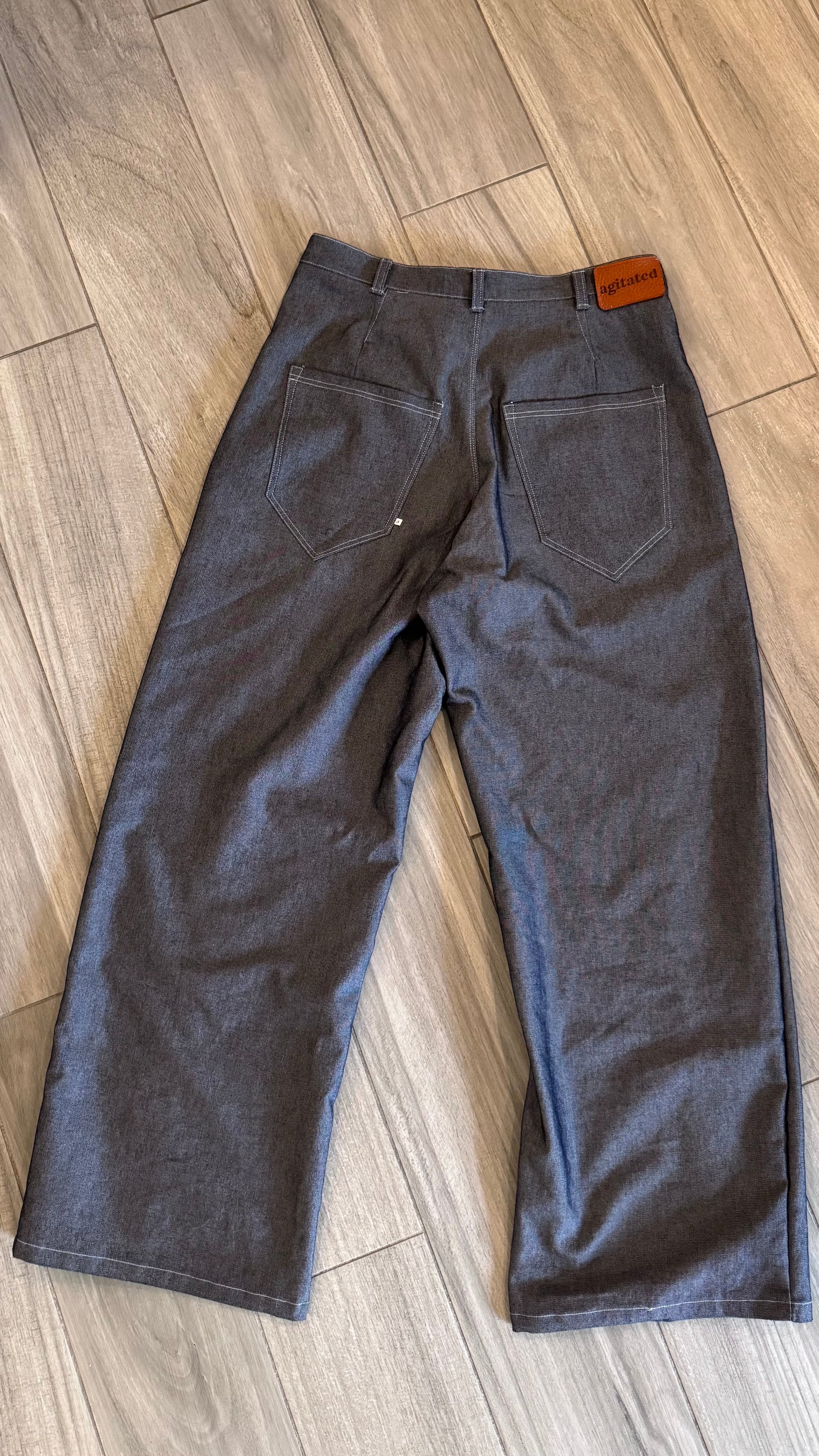 Chambray Fold In Jeans