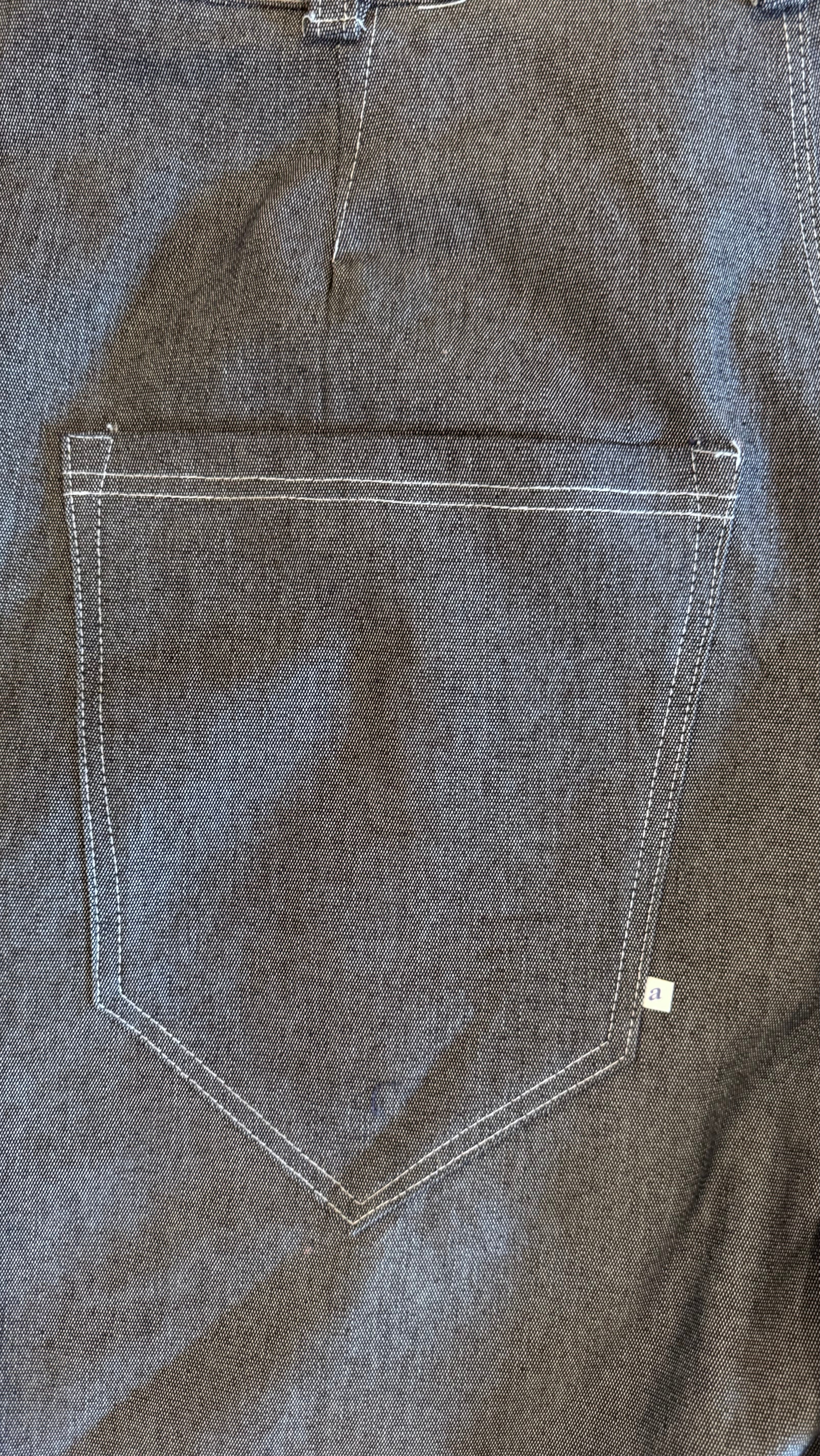 Chambray Fold In Jeans