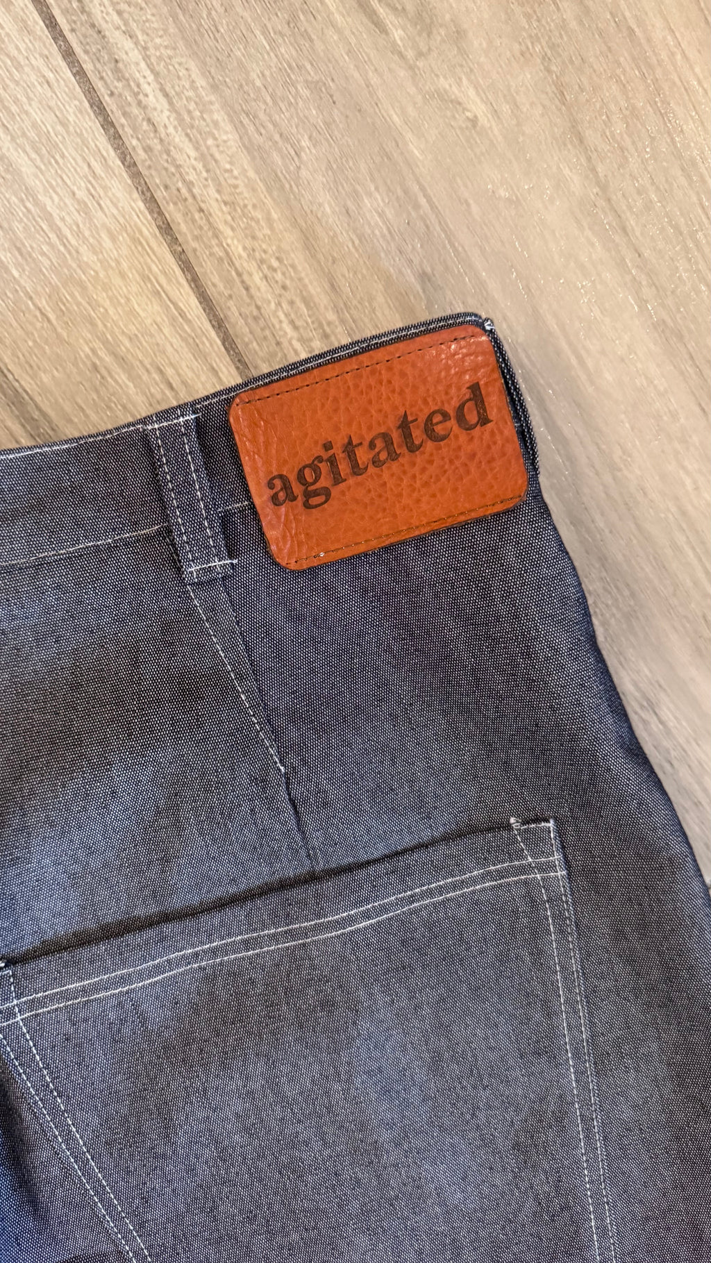 Chambray Fold In Jeans