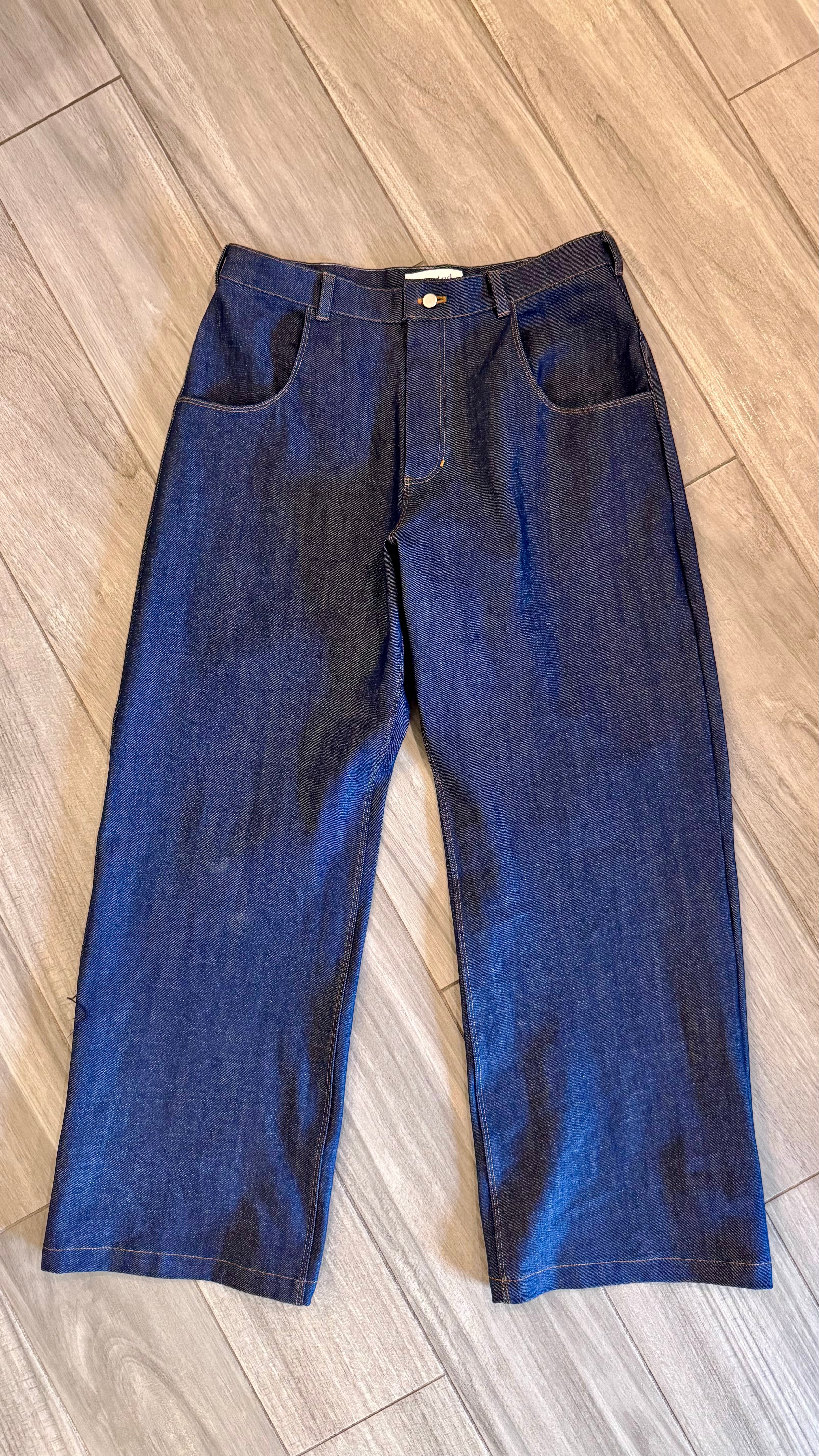 Indigo Western Jeans