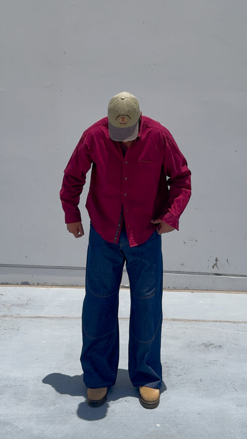 Curved Double Knee Jeans