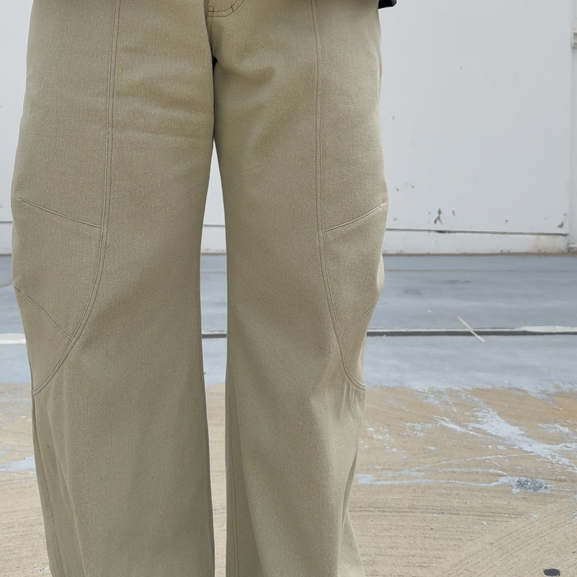 Curved Panel Pants